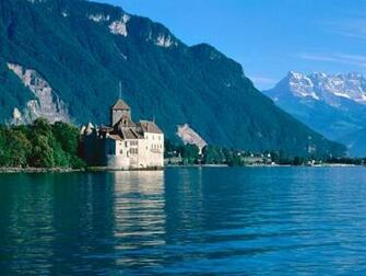 Chateau De Chillon Switzerland Wallpaper