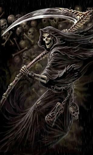 Bigger Lightning Grim Reaper Lwp For Android Screenshot