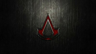Games Black Assassin Assassins Creed Red Symbol Wallpaper