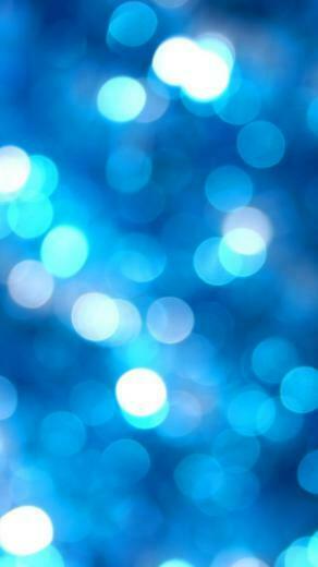 Blue And White Halos Bokeh Wallpaper iPhone