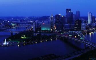 Beautiful Pittsburg Evening Wallpaper