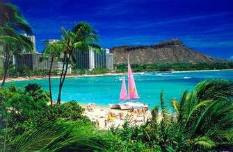 Waikiki Desktop Wallpaper