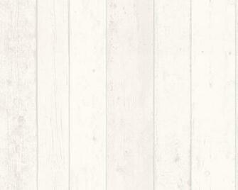 Non Woven Wallpaper Wood Optics Grey White Livingwalls New