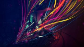 Artwork Fantasy Art Abstract Lines Colorful Wallpaper HD