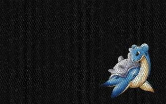 Lapras Anime Blue Background Wallpaper