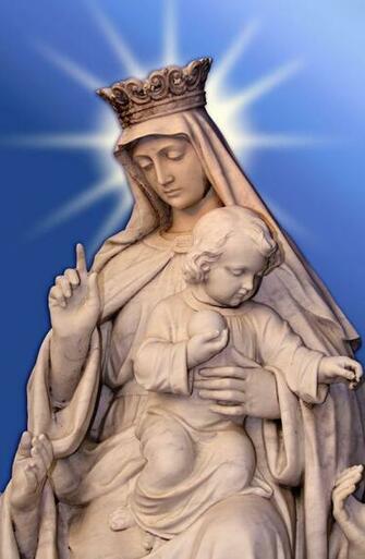 Mother Mary With Baby Jesus Wallpaper