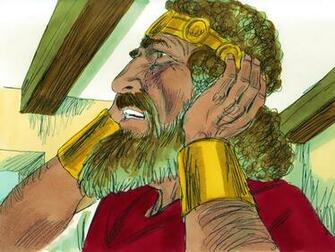 BibleImage Absalom Rebels Against King David