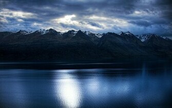 Mountains New Zealand Lakes Wallpaper Nature