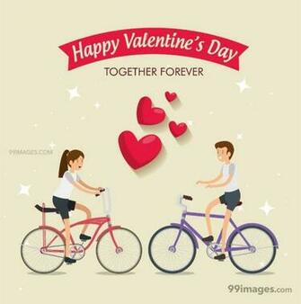 February Happy Valentines Day Romantic Heart