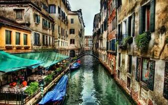 Canal Street Of Venice City Wallpaper Travel Gate