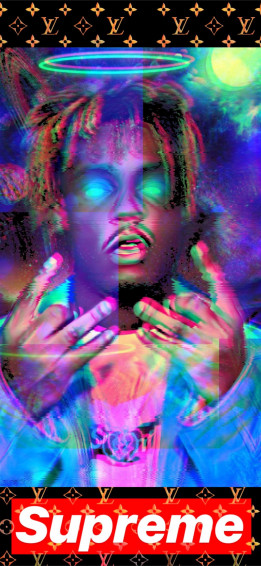 Juice Wrld Supreme Cave iPhone Wallpaper