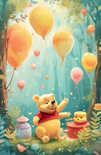 Baby Winnie The Pooh Wallpaper