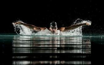 Swimming HD Wallpaper Background
