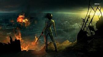 Anarchist Girl Wallpaper Fantasy