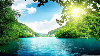 Blue And Green Peaceful Water HDrtm4vf4m1r5kta Wallpaper