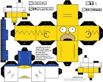 Papercrafts Homero Papercraft