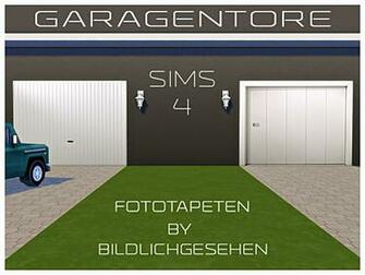 Garage Door Wallpaper By Bildlichgesehen At Akisima Image Sims