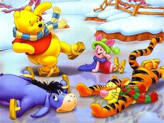 Winnie The Pooh Christmas Wallpaper