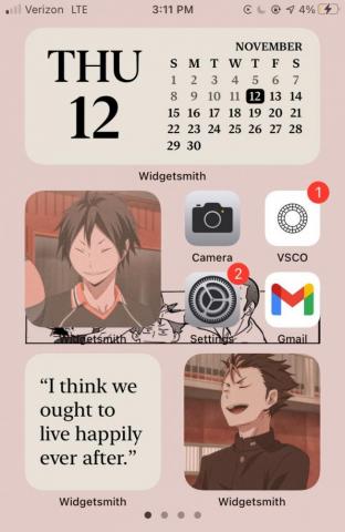 Haikyuu iPhone Ios Custom Homescreen Tadashi And Noya