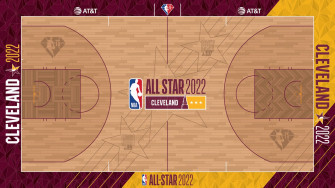 Photos Nba Unveils All Star Court