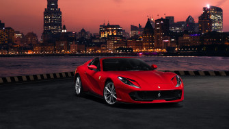 Ferrari Gts 5k Wallpaper HD Car