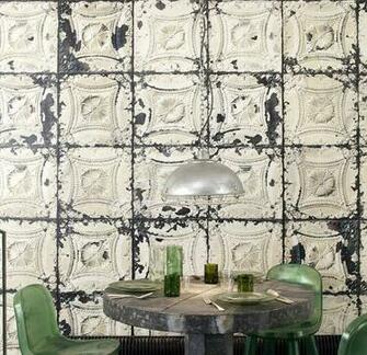 Merci Brooklyn Tin Tiles Wallpaper By Lime Lace