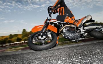 Ktm Smc Supermoto Sport HD Wallpaper