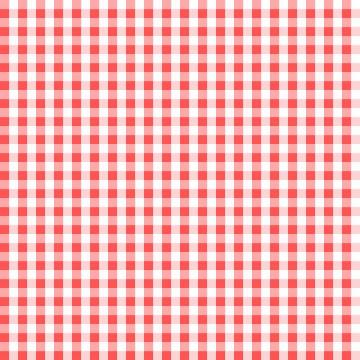 Digital Red White Gingham Scrapbooking Paper