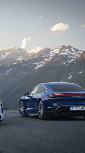 Wallpaper Porsche Taycan Turbo S