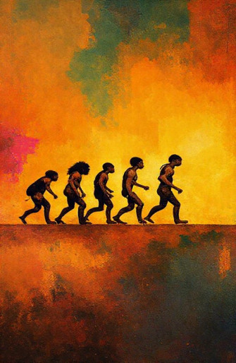 Human Evolution Wallpaper
