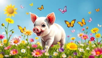 Cute Pig Wallpaper
