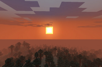 Minecraft Sunset HD Wallpaper Pxfuel Off