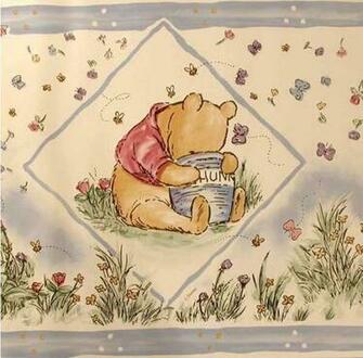Classic Pooh Wallpaper Border Cloth Diapers Parenting Community