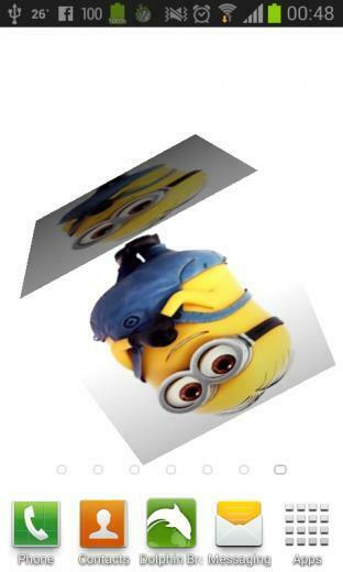 Minion Cute 3d Live Wallpaper Screenshot