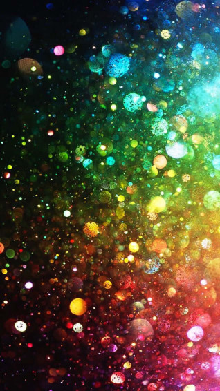 Spectacular Rainbow Sparkles Shine Over A Beautiful Sky