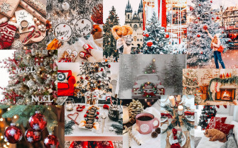 Christmas Collage For Computer Desktop Wallpaper Xmas