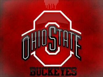 Ohio State Buckeyes Red Block O On An Abstract