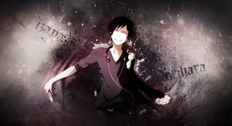 Orihara Izaya Grunge Background By Rubbertoe D