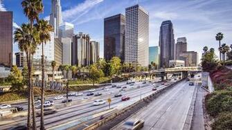 Los Angeles City Street Wallpaper Stream