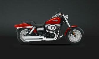 Harley Davidson Fat Bob Side Red