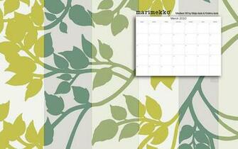 January Kitchen Wallpaper Calendar Desktop Madison Marimekko