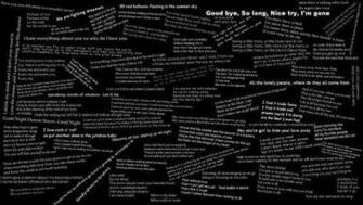 Song Lyric Background By Kuro Neko4