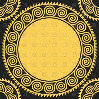 Greek Ornament Meander Seamless Background Background