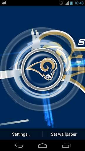 Bigger St Louis Rams Live Wallpaper For Android Screenshot
