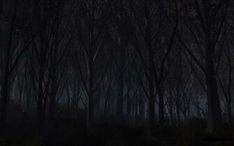 Forest Trees Night Creepy Demons Creature Monsters Evil Dark Wallpaper