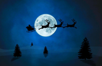 Nasa Reveals The Exact Time You Can See Santa S Sleigh Flying Over Wallpaper
