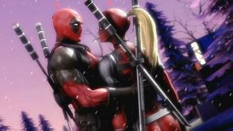 Lady Deadpool Computer Wallpaper Desktop Background