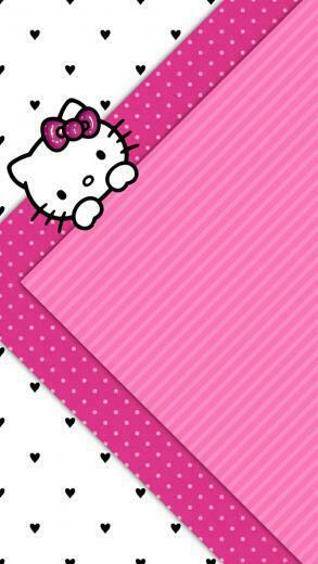 Hk Wallpaper iPhone Background Hello Kitty Pink HD
