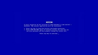 Microsoft Windows Blue Screen Of Death Bsod HD Wallpaper Computer