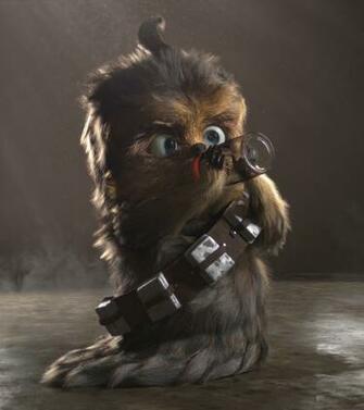 Baby Chewbacca By Thales Simonato De Oliveira 2045px X 2300px